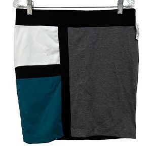 𝅺MAURICES SKIRT, COLOR BLOCK, Size M NWT